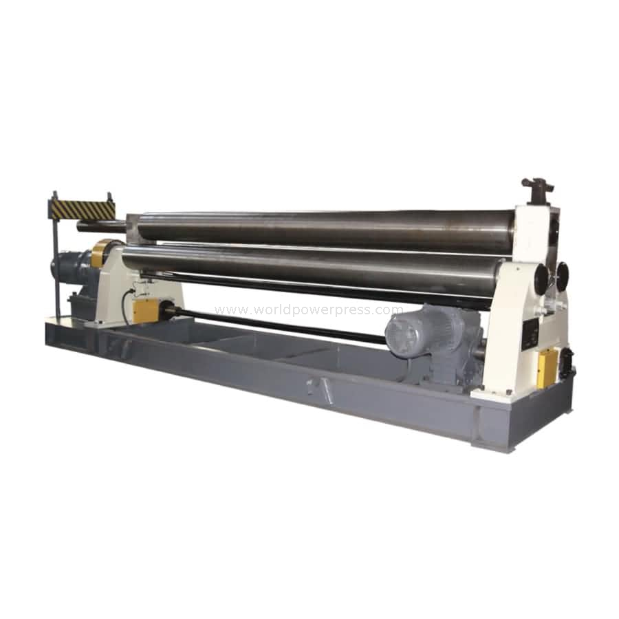 W11-8X4000 Mesin rolling lembar 3-roller mekanik