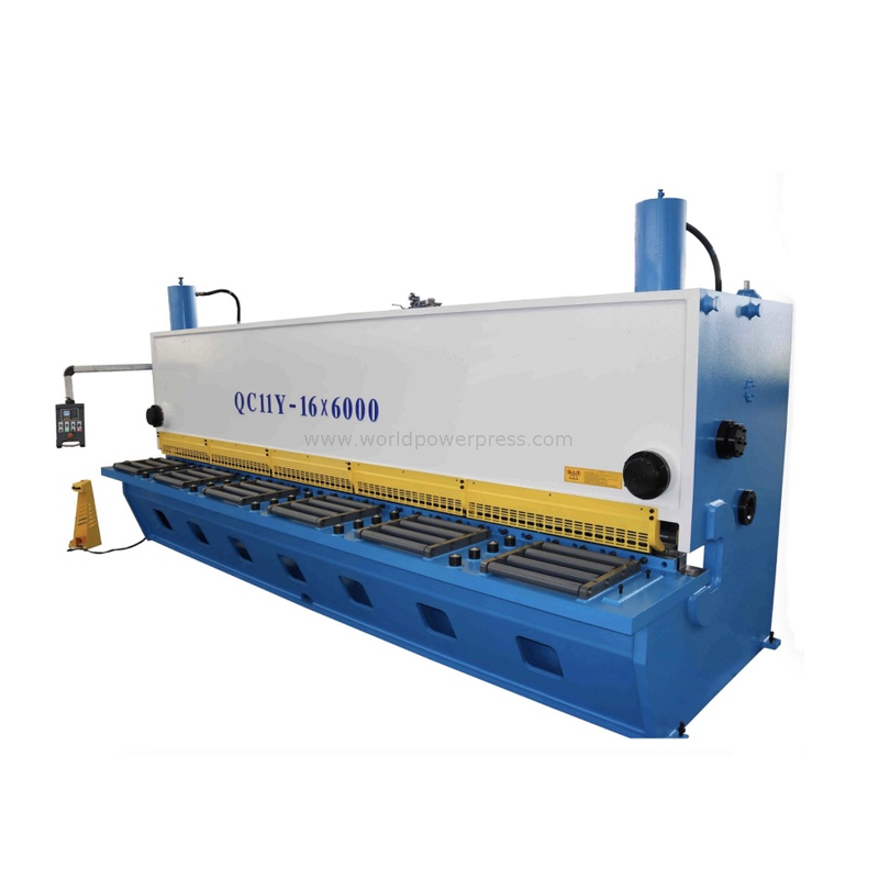 NC Terkendali QC11Y Hydraulic Guillotine untuk Pemotongan Pelat Baja